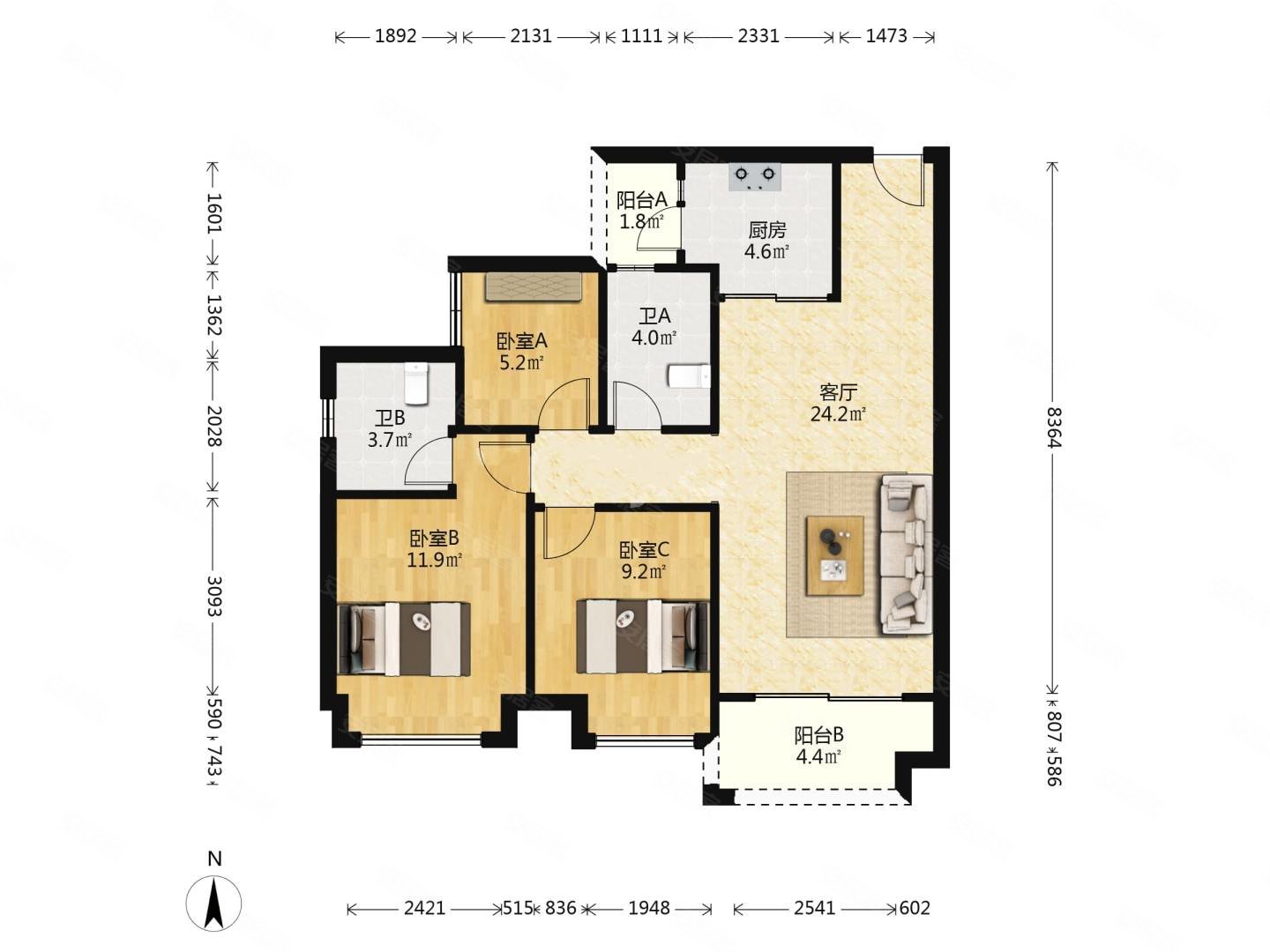 奥园誉峰峯新小区高层无遮挡全新精装未入住过