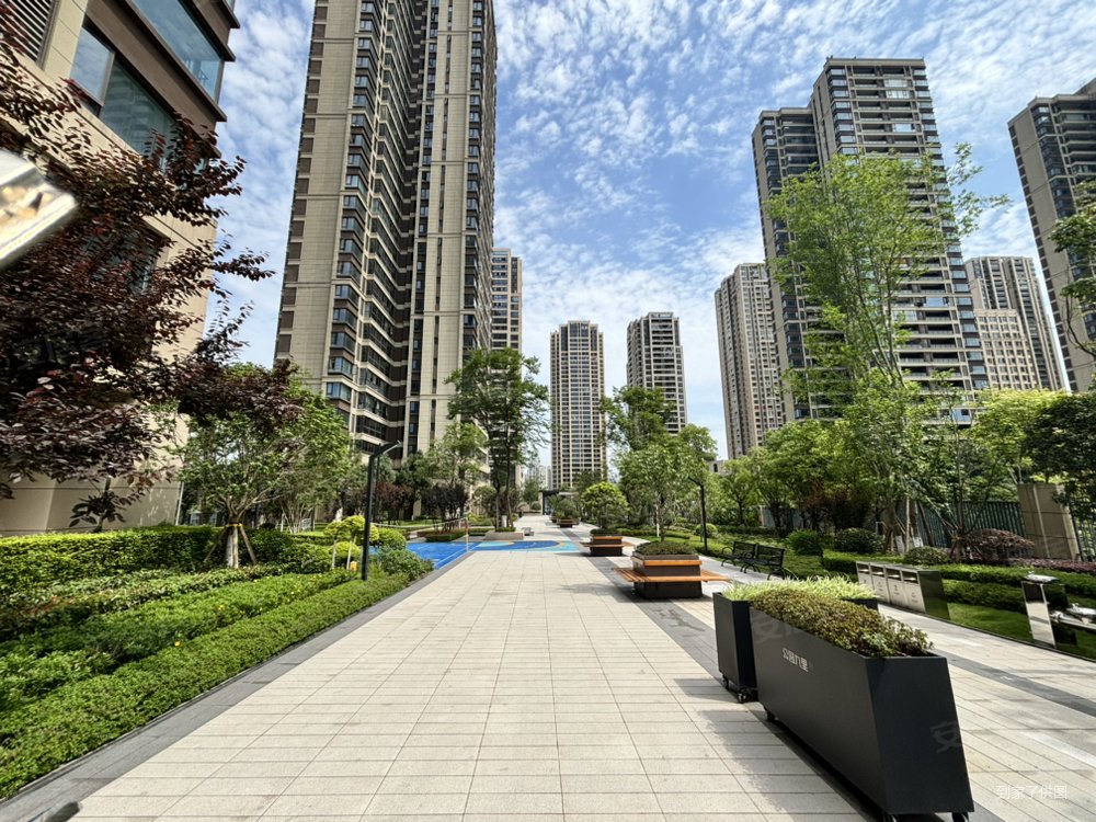 华润公园九里琅悦b区,顶楼好视野,南北通透,小区绿化霸道.