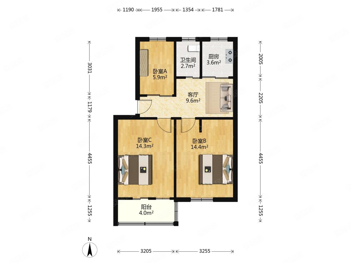 门 清凉山庄 虎踞路 精装三房 诚售,清凉门23号-32号小区二手房,420万