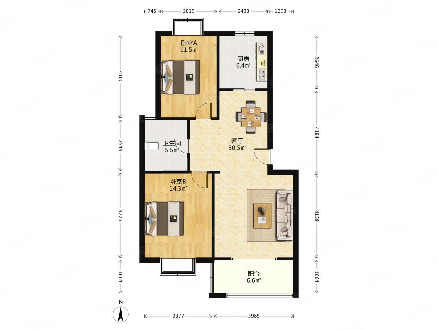 天润城第六街区