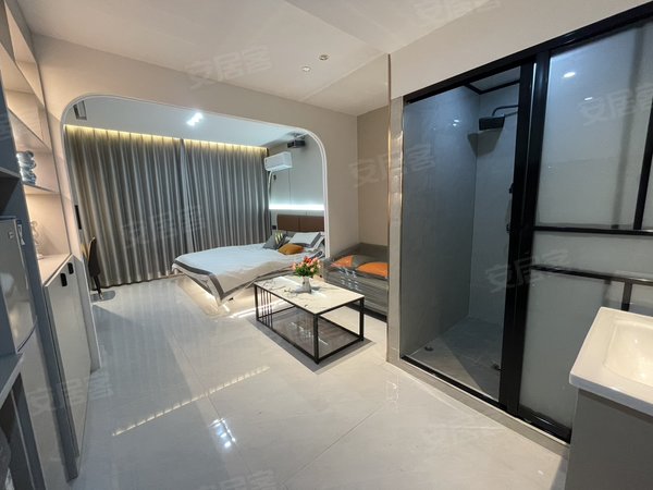 金华东阳东阳江北湖田小区湖田 西范 山口  附近 押一付一豪华装修 智能投影房带电梯出租房源真实图片