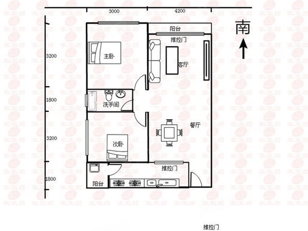 【多图】明景园,公明租房,公明红花山地铁口精装2房 家私电器齐全拎包