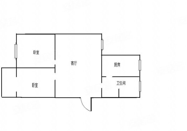 八公山新村K区2室1厅1卫70㎡南14.5万