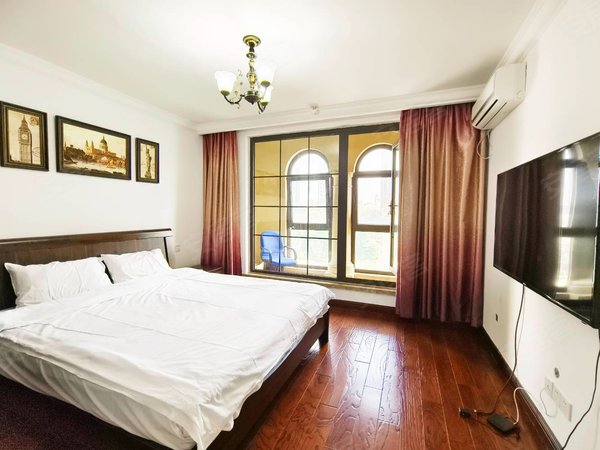 青岛黄岛薛家岛海尔山海湾可季度付,租9个月,实拍照片,精装修电梯洋房