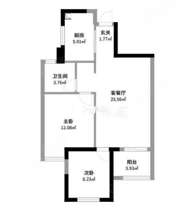 东辰心语2室2厅1卫73.4㎡南北40.5万