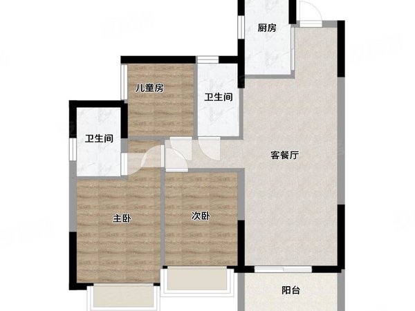 东莞南城石竹万象府万象府新上漂亮3房 全屋自住标准高配置 密码随时看房出租房源真实图片