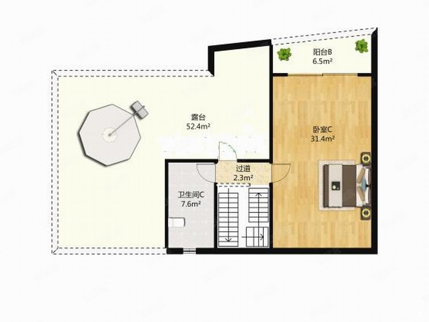 建峰小区4室2厅3卫173㎡南北164.8万