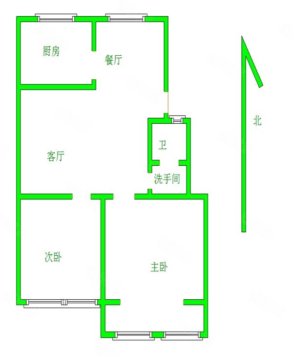 新城佳苑户型图图片