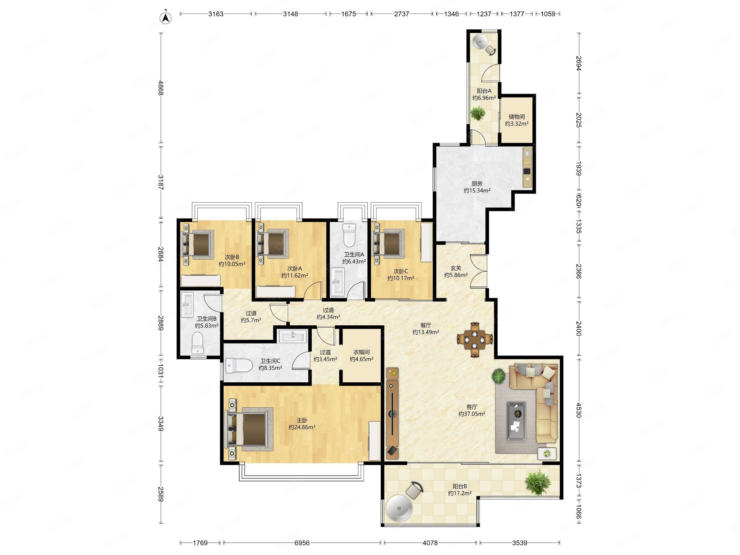 蔚蓝卡地亚花园城蔚蓝轩