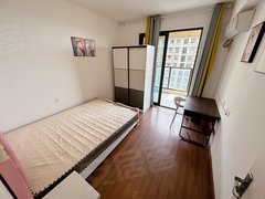 苏州吴江太湖新城万象汇花园朝南阳台单间 近吾悦4号线苏州湾东地铁口 拎包入住出租房源真实图片