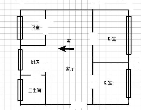 博长金水湾3室2厅2卫123㎡南北51.8万