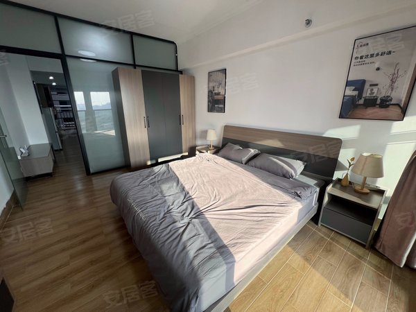 【多图】百瑞达公寓,万科城租房,贝尔路独栋小区 大一房一厅带阳台 押