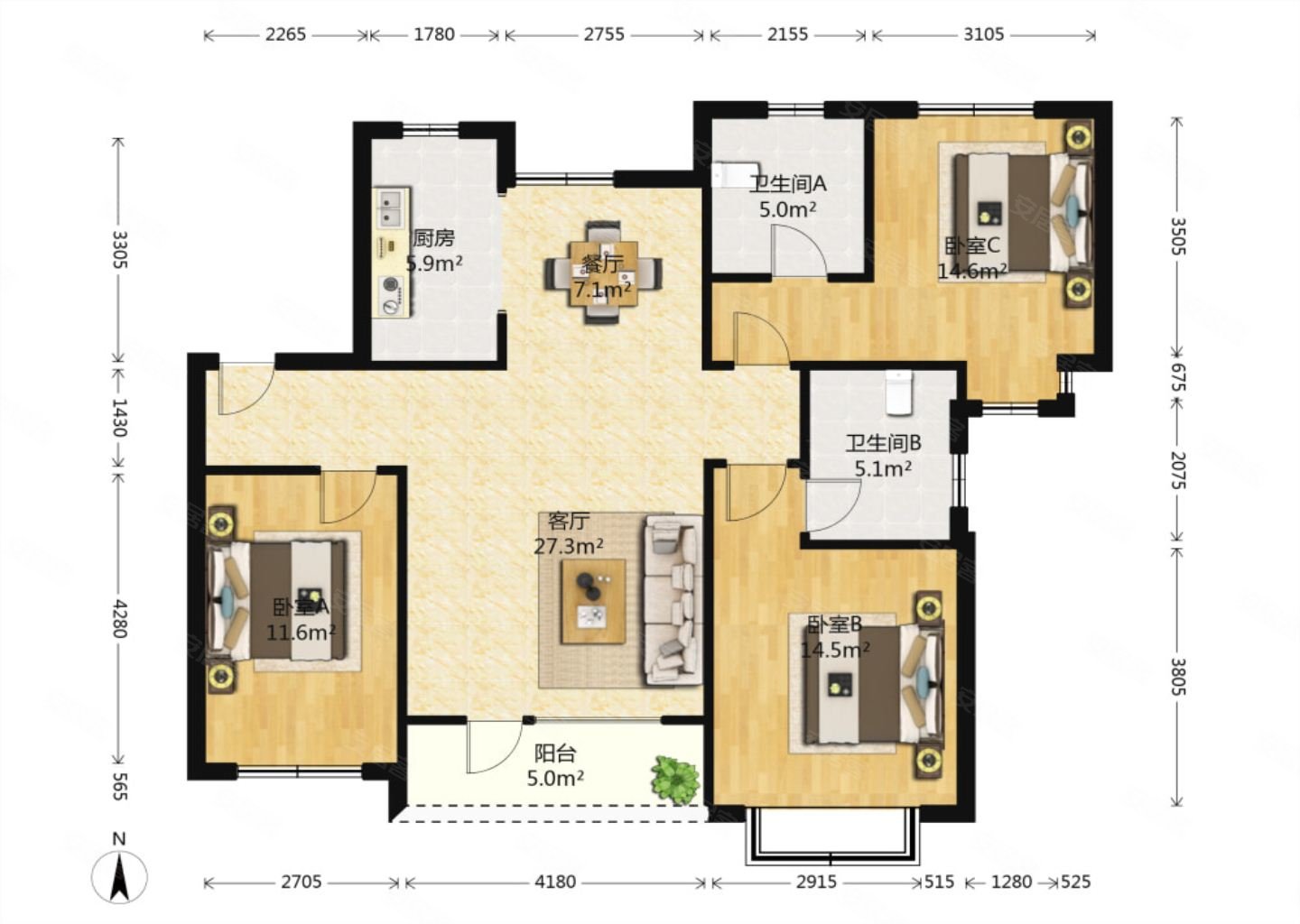 华发九龙湾一期120号