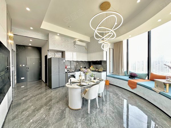 西安高新区软件园美墅月付豪装两室圆弧大客厅 科技一路 万象汇 外事