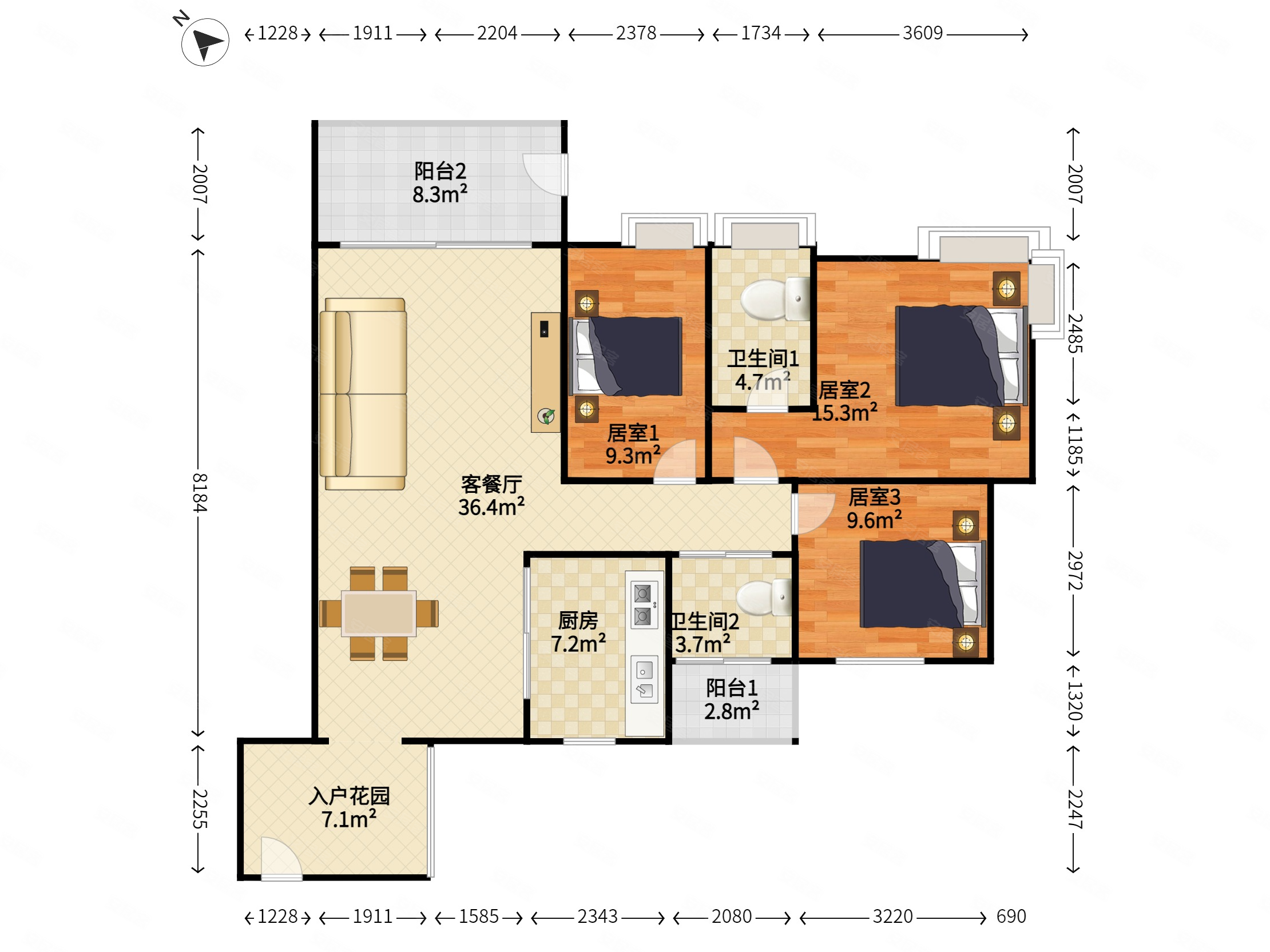 珠江俊园笋盘123平仅需1038w低于成交价4000平