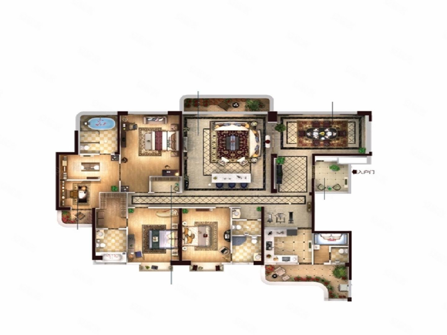 南江滨闽樾湾一手免金端头一线沿江豪宅一梯一户高端社区