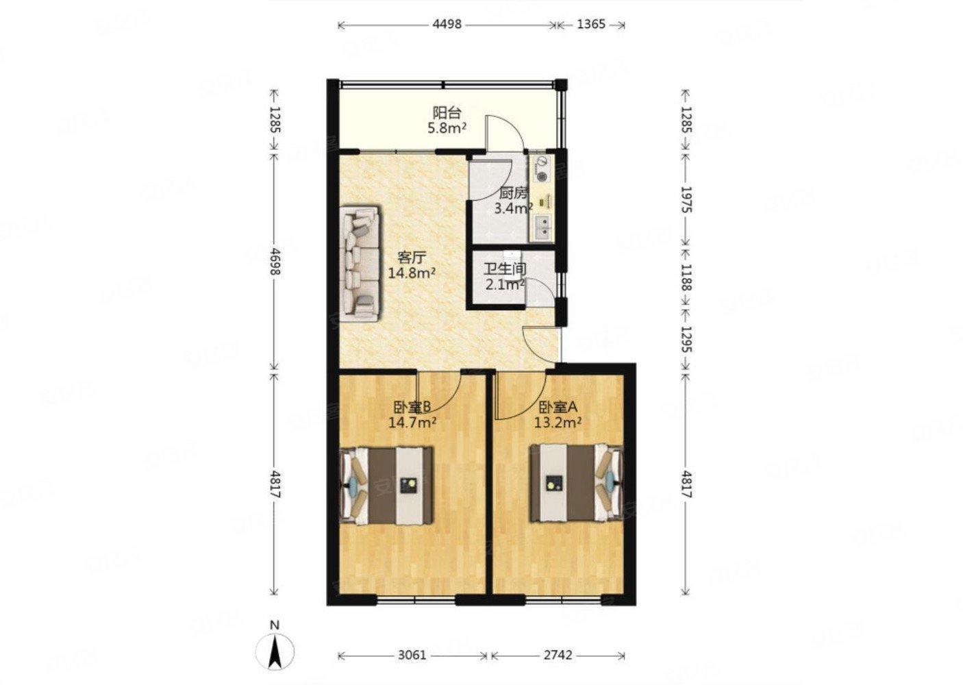 新华里李宁旁全明好房推荐