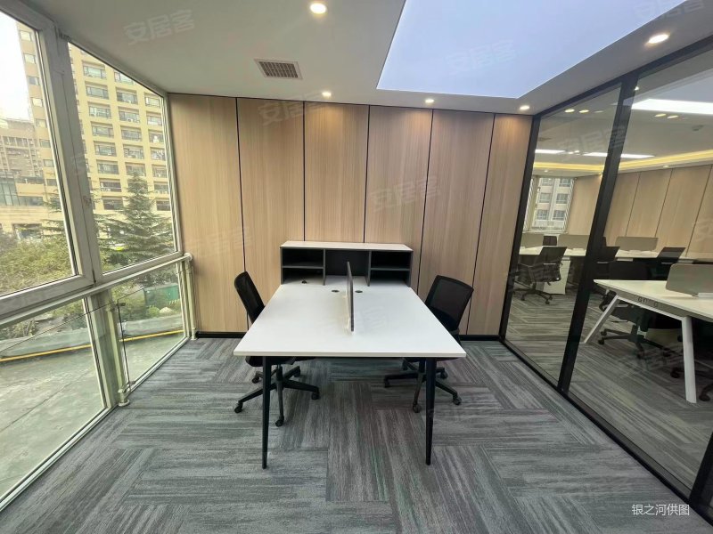 地铁口旺座现代城 住宅性质写字楼落地窗 租金包月供 高新三初