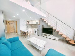 首月租金立减1000元 纽约客公寓 精装东向60平米跃层一居