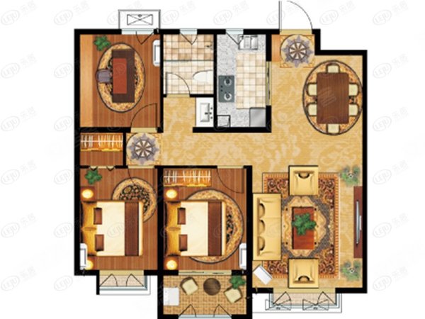 【多图】誉峰峰景,世博片区租房,首月租金减半无中介 欣都龙城低碳
