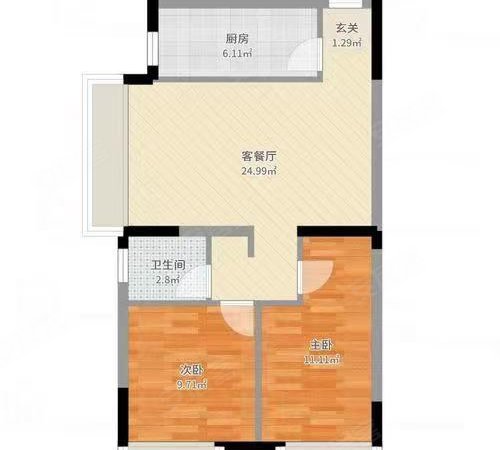 中南路新华广场中心区域电梯两房住宅楼拎包入住诚心出租南北通透