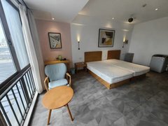 桐乡濮院港座佳缘广场公寓45平1300两个床和一床的都有可付三押一看中谈出租房源真实图片