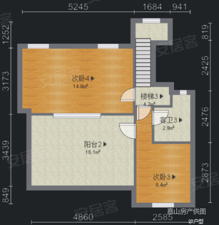 碧桂园城市花园铃兰苑5室3厅4卫251㎡南北185万