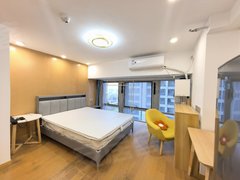 杭州余杭未来科技城富力中心公寓招租，随时可以看房，独立厨房卫生间近浙一可短租出租房源真实图片