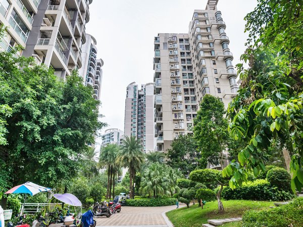 深圳宝安坪洲碧海富通城一期三房急租 家私齐全设计很合理,实用率很高