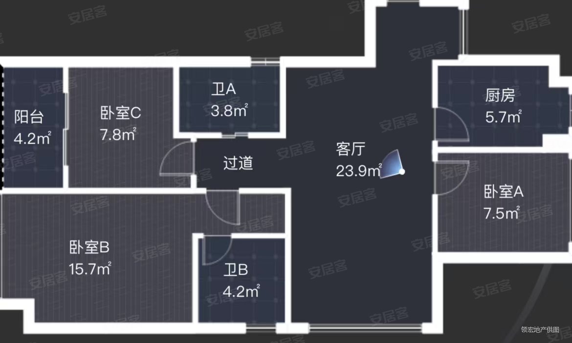 翠湖香山玉兰苑 东南朝向  三房两卫 急售