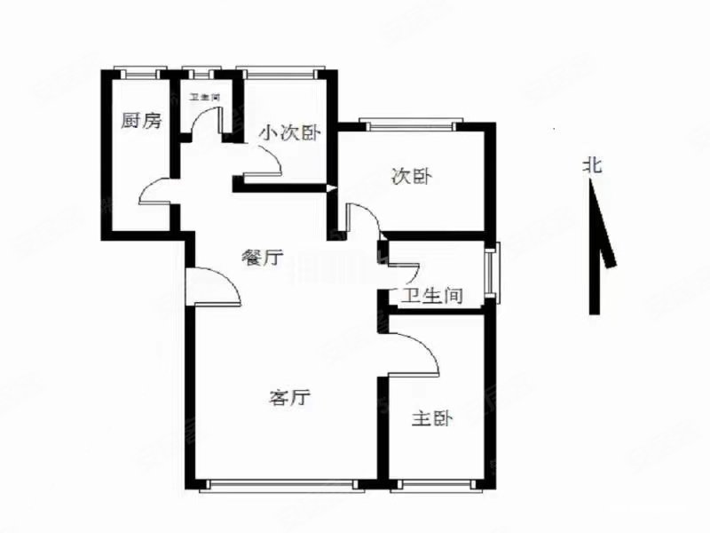 顶秀金颐家园3室2厅2卫111㎡南北555万