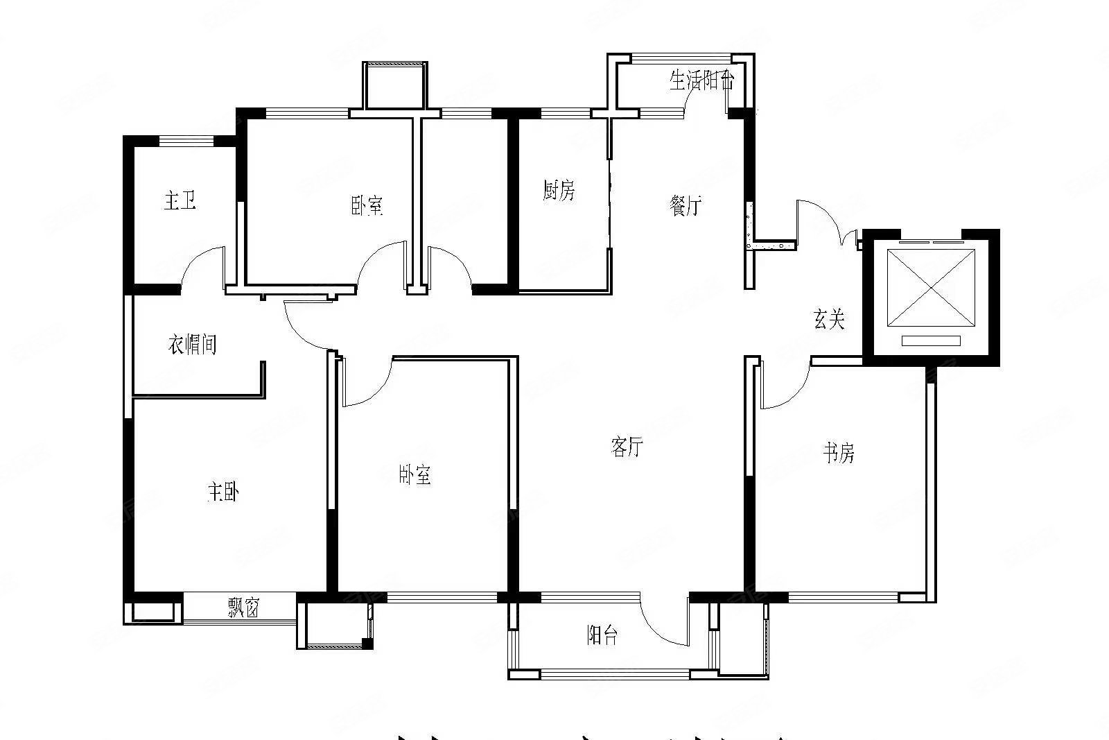 巴黎都市  ,精装修基本未住,  楼层,一拖五空调,采光好