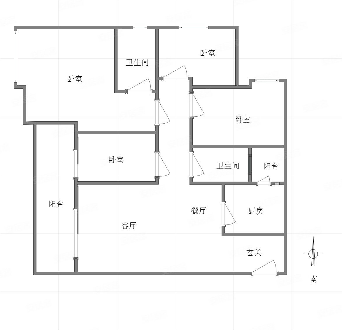 长江铭著4室2厅2卫138.13㎡南北230万