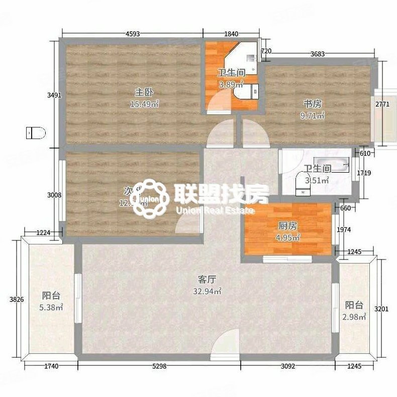 贵港碧桂园3室2厅2卫122.12㎡南北72万