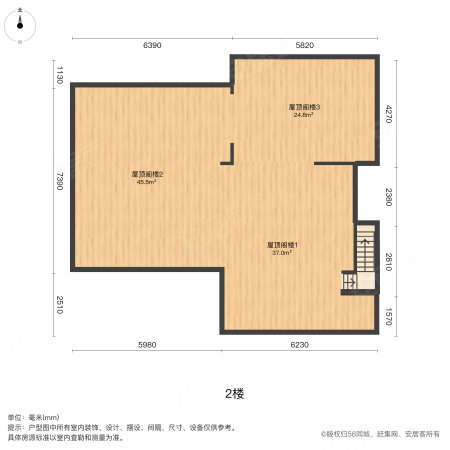 新华联悦澜湾3室2厅2卫173.96㎡南158万