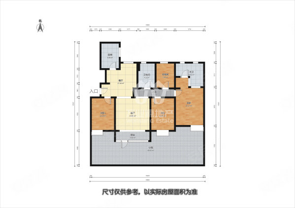 南益名士华庭(一期)4室2厅2卫168.27㎡南北370万