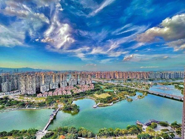 惠州惠城金山湖泰丰千花岛实拍岛内一线湖景 少有大五房家私齐全 密码