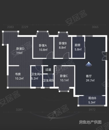 先锋水韵花都5室2厅2卫154.72㎡南北125万