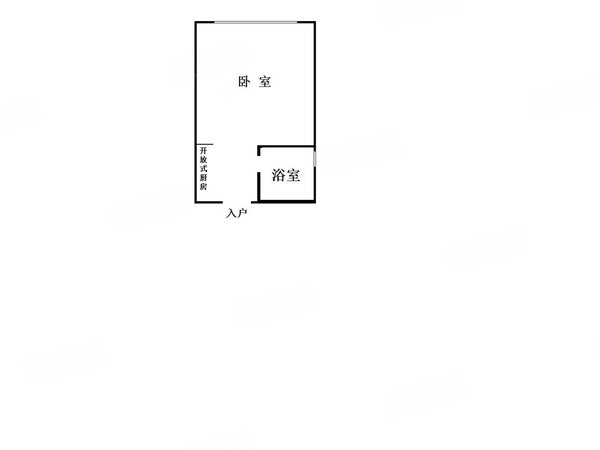 【多图】珠江新岸公寓,滨江东租房,望江望塔珠江新岸公寓 1室1厅1卫