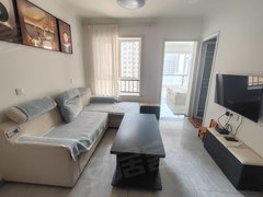 乳山银滩长江路淮河路壹号，电梯12楼正规一室一厅，带空调，看全海有壁挂炉，出租房源真实图片