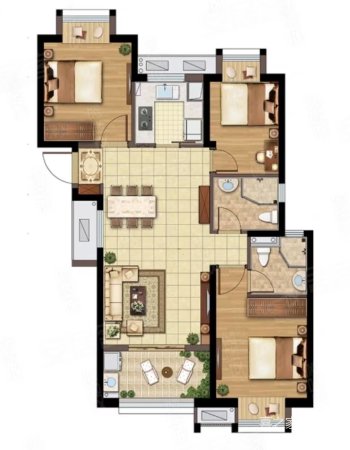 隧道口世茂御海墅精装三房,世茂御海墅(公寓住宅)二手房,215万,3室2厅