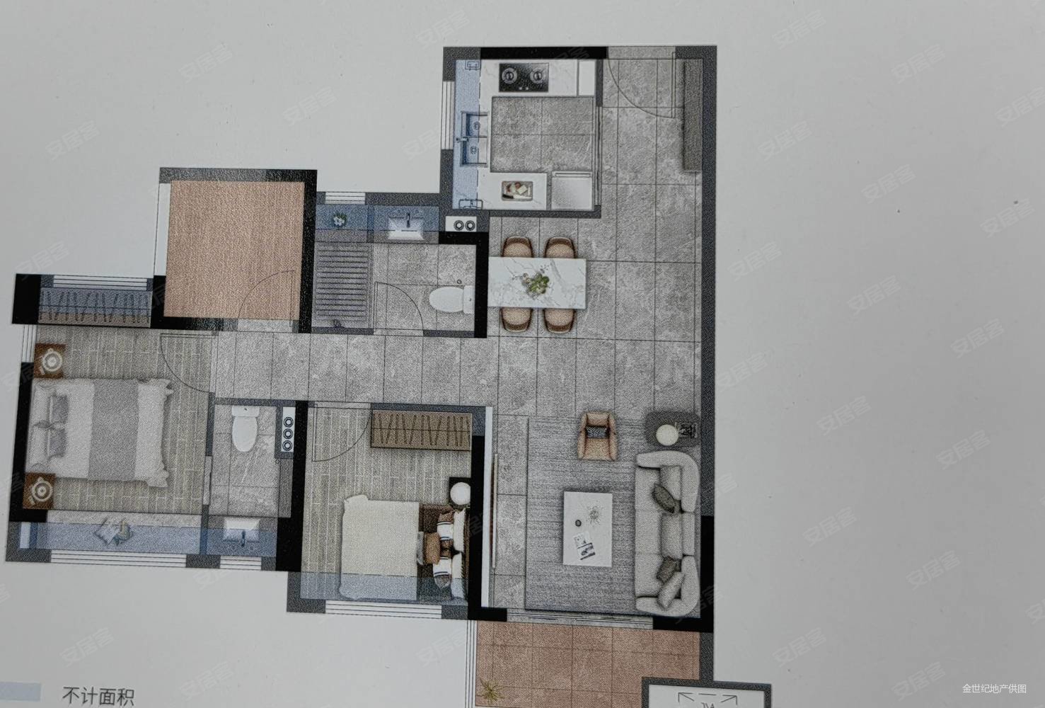 富丰君御3室2厅1卫89.21㎡东南210万