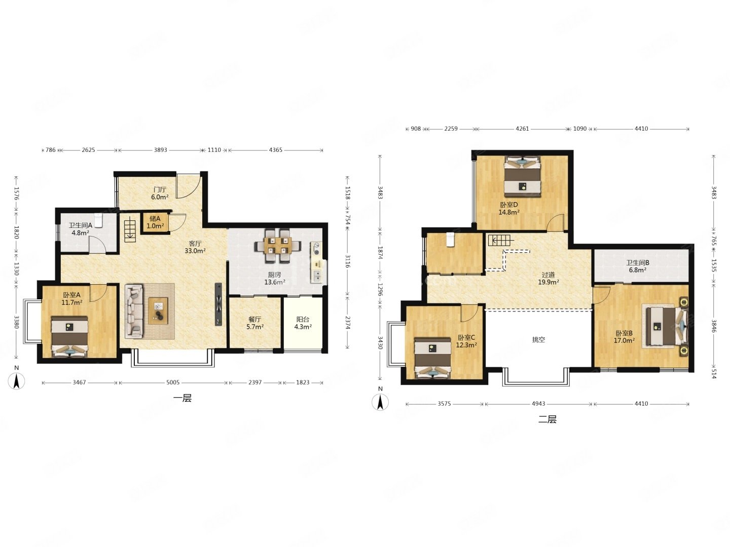 单价5000元急售东盟森林南区2梯4户端户三面采光