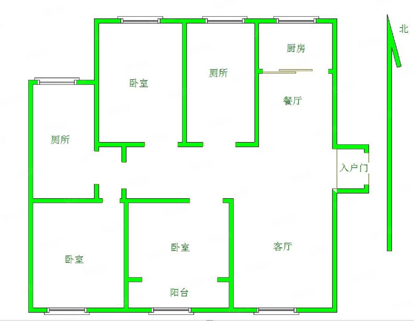 秀兰城市美居户型图图片