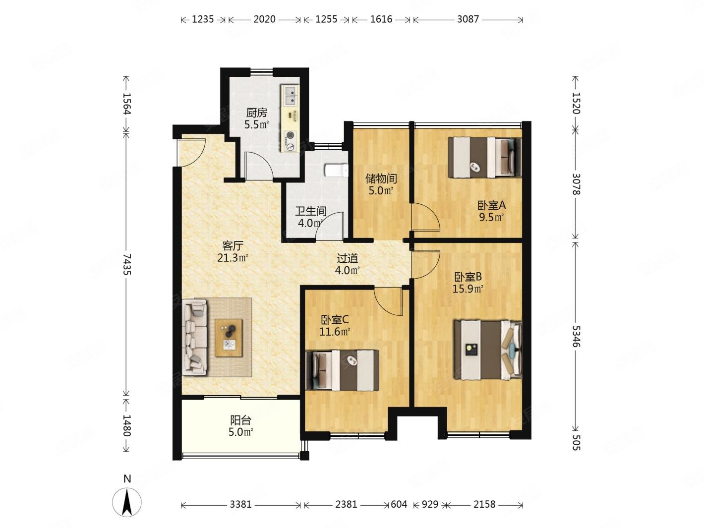 新上房源 3号地铁口 新城玖珑湖 三房 诚心出售,珑湾花园(二期)二手房