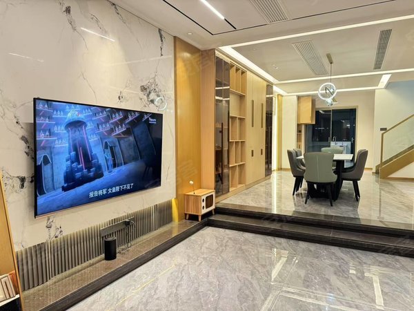 金华东阳东阳市中心海德公园(别墅)拍摄 直播 工作生活两不误 生活设备一应俱全 带院子 现代风出租房源真实图片