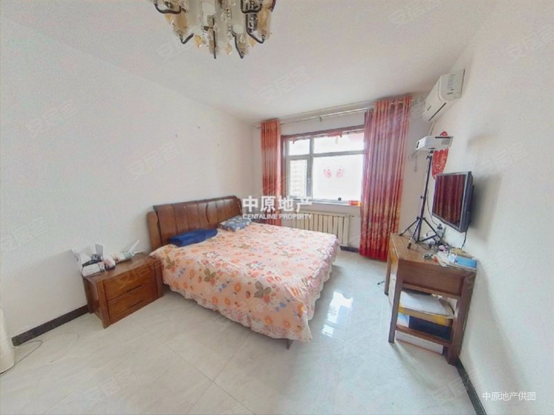 河怡花园集中供暖带电梯正南朝向精装修满五