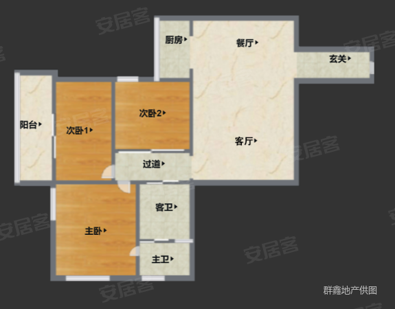 东山雅筑3室2厅2卫108.46㎡南976.14万