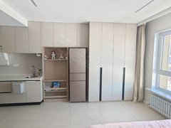 呼伦贝尔海拉尔河西哈萨尔桥下,丰泽家园电梯公寓,拎包入住。出租房源真实图片