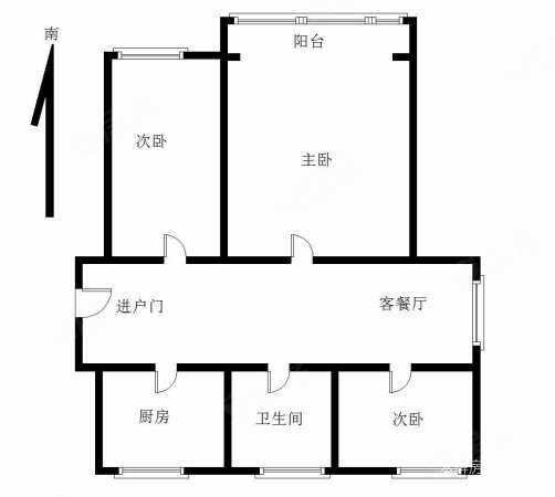 曹杨家园3室1厅1卫84.6㎡南520万